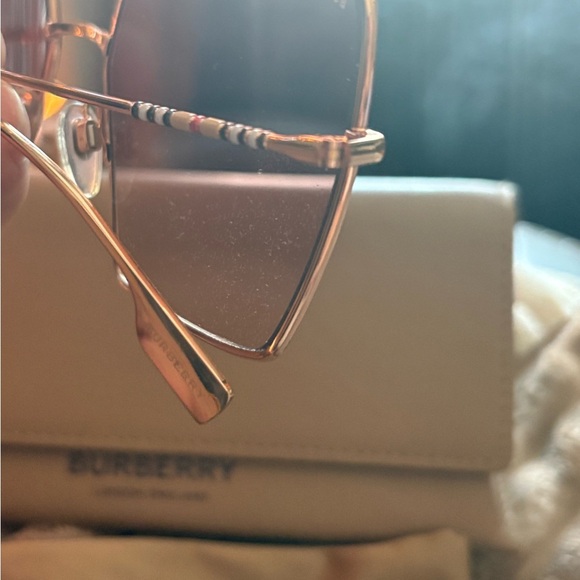Burberry Women\'s Brown Sunglasses with Gold Frame main image 11
